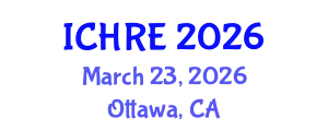 International Conference on Human Reproduction and Embryology (ICHRE) March 23, 2026 - Ottawa, Canada