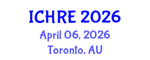 International Conference on Human Reproduction and Embryology (ICHRE) April 06, 2026 - Toronto, Australia