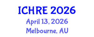 International Conference on Human Reproduction and Embryology (ICHRE) April 13, 2026 - Melbourne, Australia