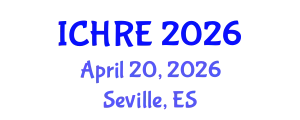 International Conference on Human Reproduction and Embryology (ICHRE) April 20, 2026 - Seville, Spain