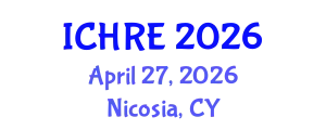 International Conference on Human Reproduction and Embryology (ICHRE) April 27, 2026 - Nicosia, Cyprus
