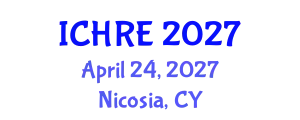 International Conference on Human Reproduction and Embryology (ICHRE) April 24, 2027 - Nicosia, Cyprus