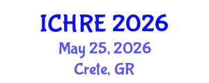 International Conference on Human Reproduction and Embryology (ICHRE) May 25, 2026 - Crete, Greece