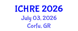 International Conference on Human Reproduction and Embryology (ICHRE) July 03, 2026 - Corfu, Greece