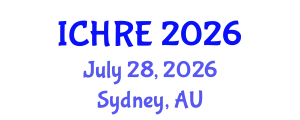 International Conference on Human Reproduction and Embryology (ICHRE) July 28, 2026 - Sydney, Australia