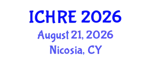 International Conference on Human Reproduction and Embryology (ICHRE) August 21, 2026 - Nicosia, Cyprus