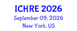 International Conference on Human Reproduction and Embryology (ICHRE) September 09, 2026 - New York, United States