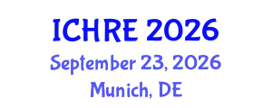 International Conference on Human Reproduction and Embryology (ICHRE) September 23, 2026 - Munich, Germany