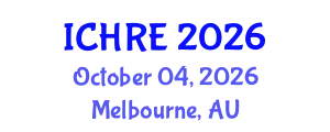 International Conference on Human Reproduction and Embryology (ICHRE) October 04, 2026 - Melbourne, Australia