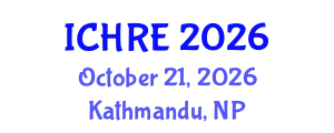 International Conference on Human Reproduction and Embryology (ICHRE) October 21, 2026 - Kathmandu, Nepal