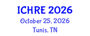 International Conference on Human Reproduction and Embryology (ICHRE) October 25, 2026 - Tunis, Tunisia