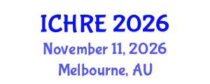 International Conference on Human Reproduction and Embryology (ICHRE) November 11, 2026 - Melbourne, Australia