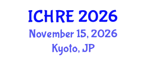 International Conference on Human Reproduction and Embryology (ICHRE) November 15, 2026 - Kyoto, Japan