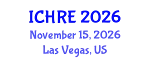 International Conference on Human Reproduction and Embryology (ICHRE) November 15, 2026 - Las Vegas, United States