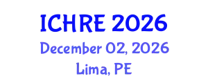 International Conference on Human Reproduction and Embryology (ICHRE) December 02, 2026 - Lima, Peru