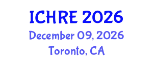 International Conference on Human Reproduction and Embryology (ICHRE) December 09, 2026 - Toronto, Canada