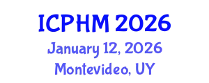 International Conference on Prognostics and Health Management (ICPHM) January 12, 2026 - Montevideo, Uruguay