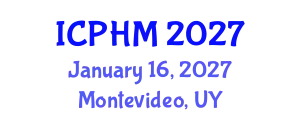 International Conference on Prognostics and Health Management (ICPHM) January 16, 2027 - Montevideo, Uruguay