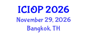 International Conference on Industrial and Organizational Psychology (ICIOP) November 29, 2026 - Bangkok, Thailand