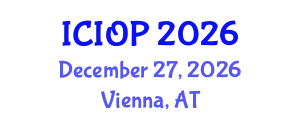 International Conference on Industrial and Organizational Psychology (ICIOP) December 27, 2026 - Vienna, Austria