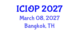 International Conference on Industrial and Organizational Psychology (ICIOP) March 08, 2027 - Bangkok, Thailand