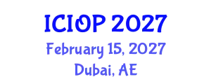 International Conference on Industrial and Organizational Psychology (ICIOP) February 15, 2027 - Dubai, United Arab Emirates