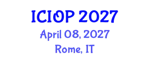 International Conference on Industrial and Organizational Psychology (ICIOP) April 08, 2027 - Rome, Italy