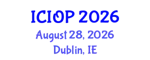 International Conference on Industrial and Organizational Psychology (ICIOP) August 28, 2026 - Dublin, Ireland