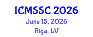 International Conference on Mathematics, Statistics and Scientific Computing (ICMSSC) June 15, 2026 - Riga, Latvia