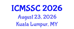 International Conference on Mathematics, Statistics and Scientific Computing (ICMSSC) August 23, 2026 - Kuala Lumpur, Malaysia