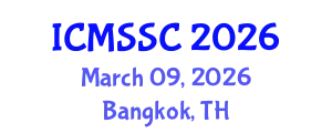 International Conference on Mathematics, Statistics and Scientific Computing (ICMSSC) March 09, 2026 - Bangkok, Thailand