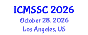 International Conference on Mathematics, Statistics and Scientific Computing (ICMSSC) October 28, 2026 - Los Angeles, United States