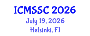 International Conference on Mathematics, Statistics and Scientific Computing (ICMSSC) July 19, 2026 - Helsinki, Finland