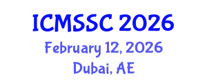 International Conference on Mathematics, Statistics and Scientific Computing (ICMSSC) February 12, 2026 - Dubai, United Arab Emirates