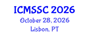 International Conference on Mathematics, Statistics and Scientific Computing (ICMSSC) October 28, 2026 - Lisbon, Portugal