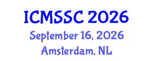International Conference on Mathematics, Statistics and Scientific Computing (ICMSSC) September 16, 2026 - Amsterdam, Netherlands