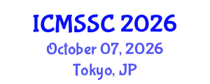 International Conference on Mathematics, Statistics and Scientific Computing (ICMSSC) October 07, 2026 - Tokyo, Japan