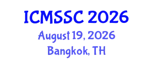 International Conference on Mathematics, Statistics and Scientific Computing (ICMSSC) August 19, 2026 - Bangkok, Thailand