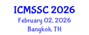 International Conference on Mathematics, Statistics and Scientific Computing (ICMSSC) February 02, 2026 - Bangkok, Thailand