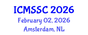 International Conference on Mathematics, Statistics and Scientific Computing (ICMSSC) February 02, 2026 - Amsterdam, Netherlands