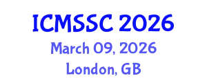 International Conference on Mathematics, Statistics and Scientific Computing (ICMSSC) March 09, 2026 - London, United Kingdom