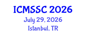 International Conference on Mathematics, Statistics and Scientific Computing (ICMSSC) July 29, 2026 - Istanbul, Turkey
