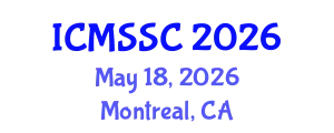 International Conference on Mathematics, Statistics and Scientific Computing (ICMSSC) May 18, 2026 - Montreal, Canada