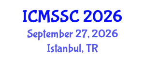International Conference on Mathematics, Statistics and Scientific Computing (ICMSSC) September 27, 2026 - Istanbul, Turkey
