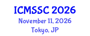 International Conference on Mathematics, Statistics and Scientific Computing (ICMSSC) November 11, 2026 - Tokyo, Japan