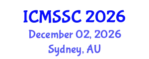 International Conference on Mathematics, Statistics and Scientific Computing (ICMSSC) December 02, 2026 - Sydney, Australia