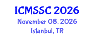 International Conference on Mathematics, Statistics and Scientific Computing (ICMSSC) November 08, 2026 - Istanbul, Turkey
