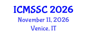 International Conference on Mathematics, Statistics and Scientific Computing (ICMSSC) November 11, 2026 - Venice, Italy