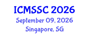 International Conference on Mathematics, Statistics and Scientific Computing (ICMSSC) September 09, 2026 - Singapore, Singapore