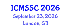 International Conference on Mathematics, Statistics and Scientific Computing (ICMSSC) September 23, 2026 - London, United Kingdom